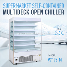 Dairy small open chiller display beverage for store